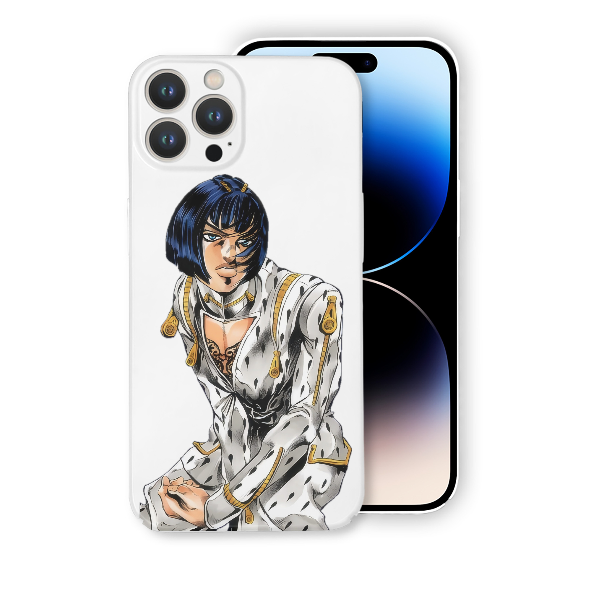（画像用） ジョジョの奇妙な冒険 ブローノ?ブチャラティ JoJo's Bizarre Adventure Bruno Bucciarati 【iPhone 14シリーズ対応】ハードケース